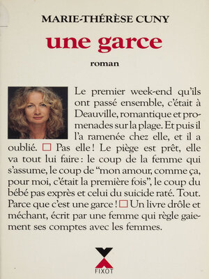 cover image of Une garce